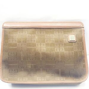 Givenchy Canvas Leather Clutch Bag